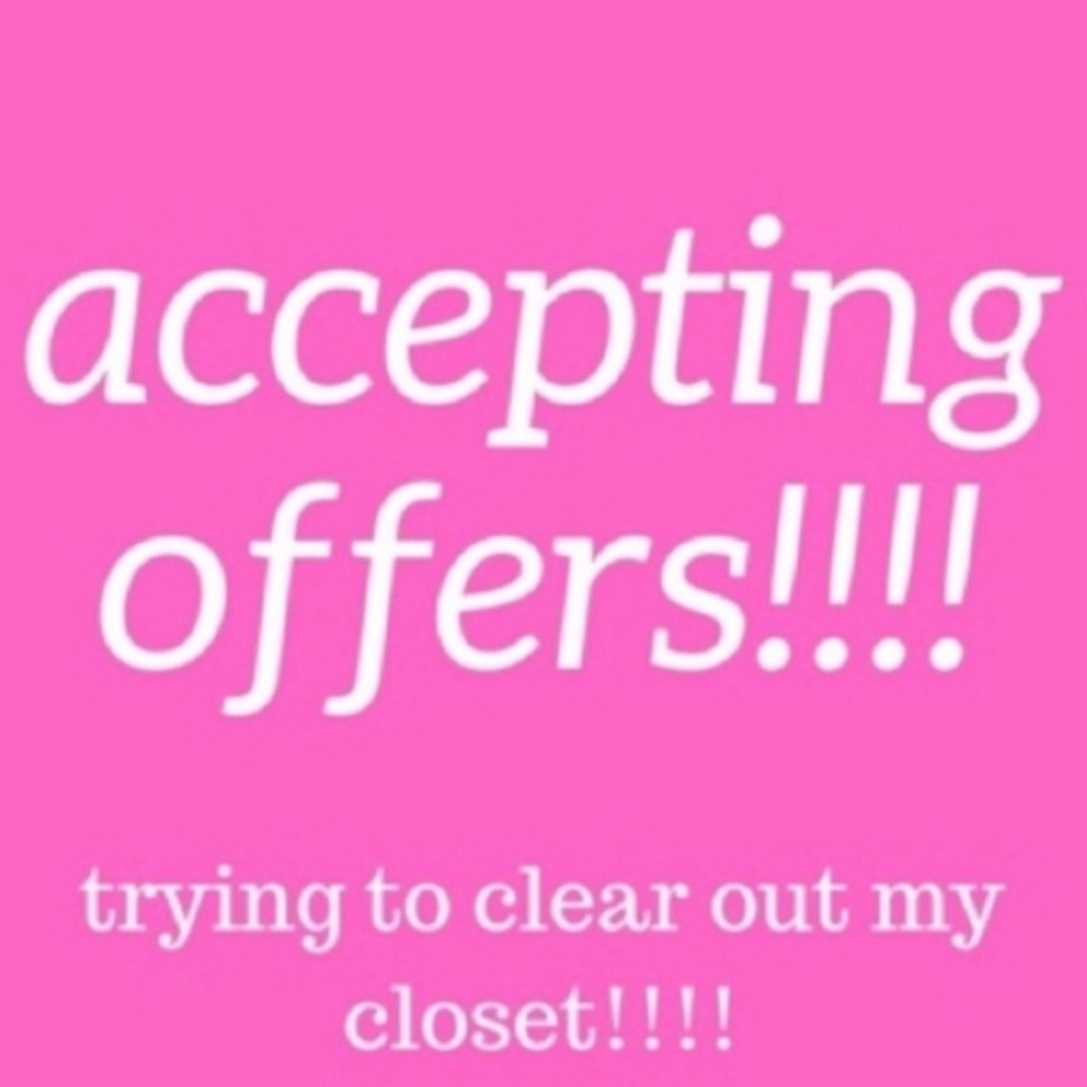 accepting all reasonable offers! help me out💛